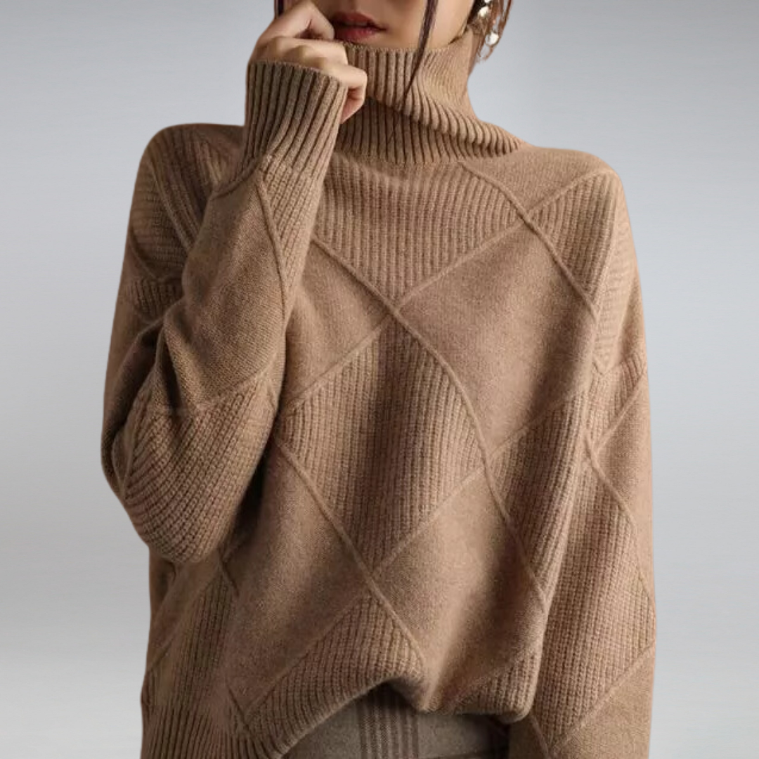 Opulence Cashmere Turtleneck Sweater