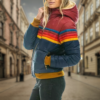 Vibrant Quilted Jacket