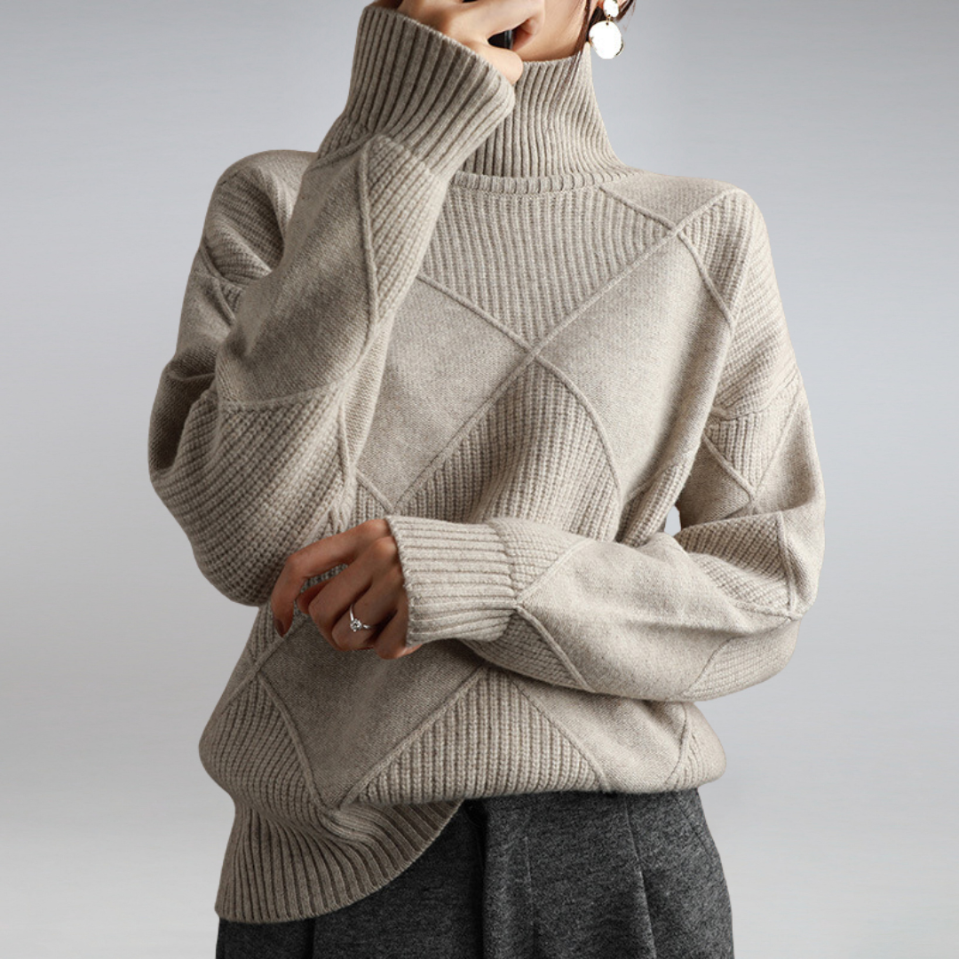 Opulence Cashmere Turtleneck Sweater