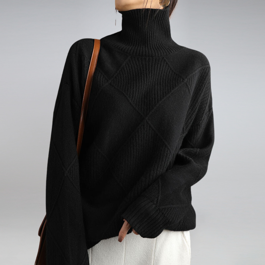 Opulence Cashmere Turtleneck Sweater