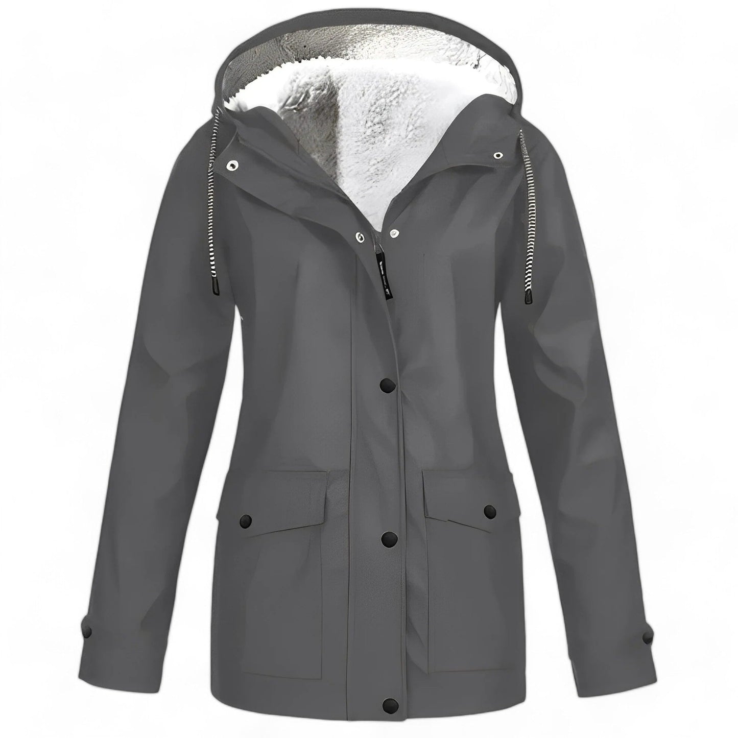 Astrid Fleece-Lined Rain Jacket