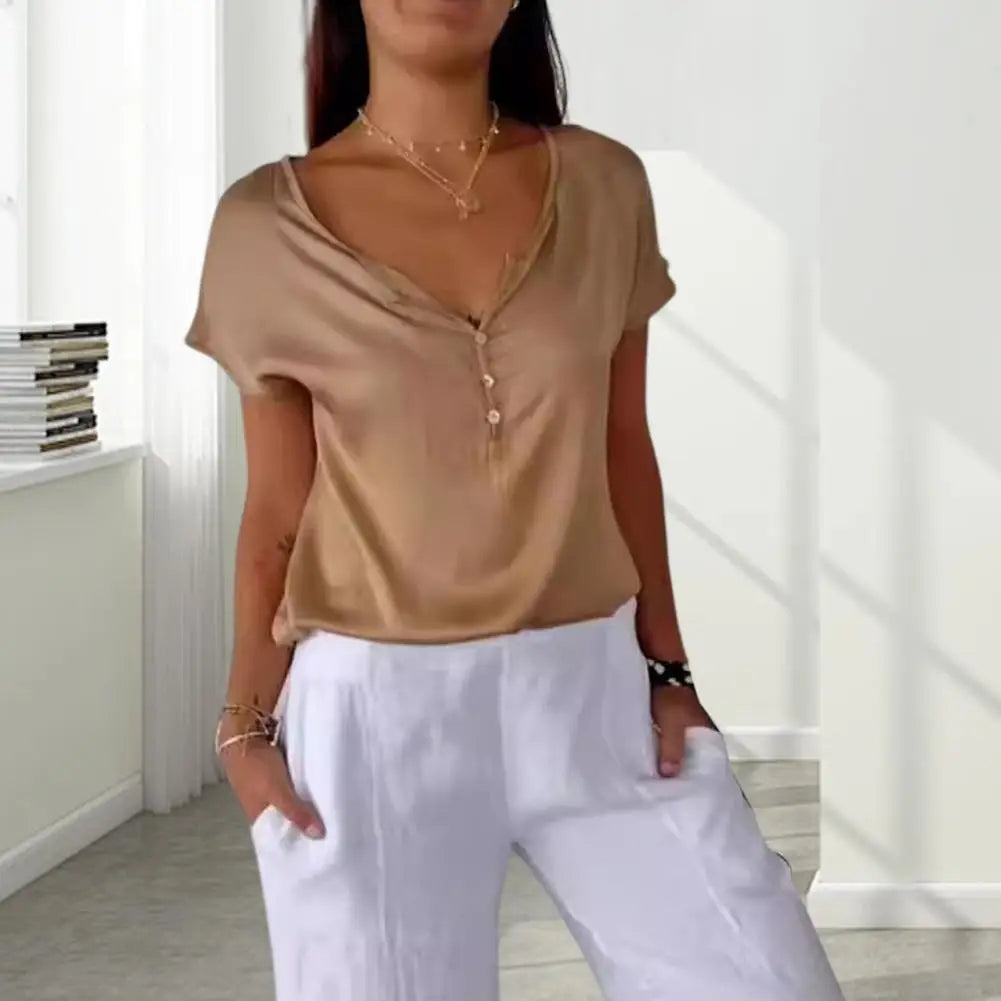 Soleil V-Neck Summer Top